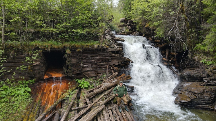 The Bayurivka splash dam was constructed across the Perkalaba River in the 19th century and was used up to the mid-20th century.